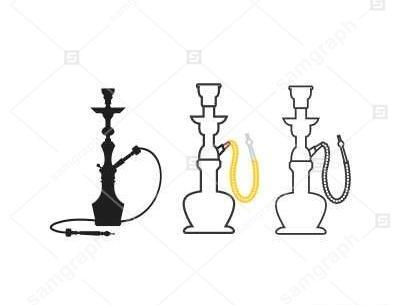 عکس دانلود وکتور قلیان