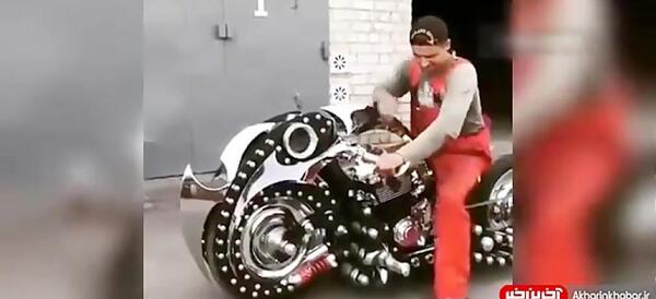 عکس موتور عجیب و غریب