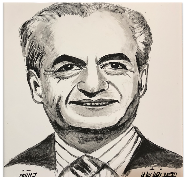 عکس نقاشی صورت شاه