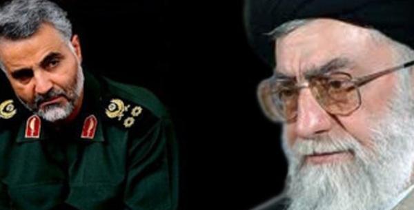 عکس سردار سلیمانی همراه رهبر انقلاب