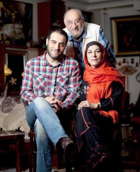 عکس داريوش ارجمند و همسر وفرزندانش