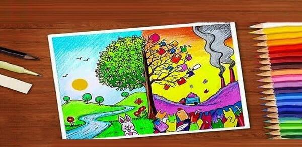 عکس نقاشی هوای پاک