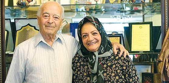 عکسهای شهلا ریاحی در خانه سالمندان
