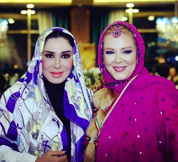 عکس بهاره رهنما با آرایش غلیظ