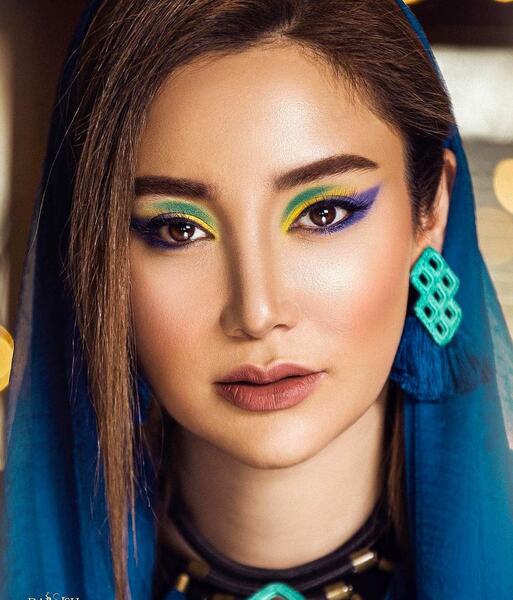 عکس بهاره رهنما با آرایش غلیظ