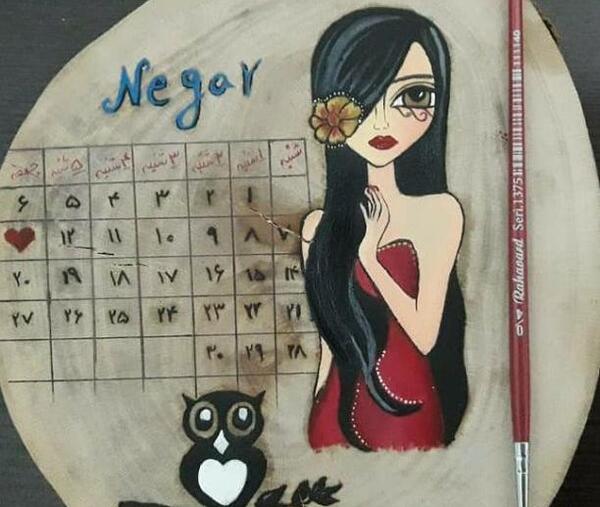 عکس ایده برای نقاشی روی چوب