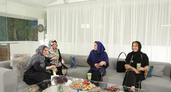 عکس منزل فریبا نادری در شام ایرانی