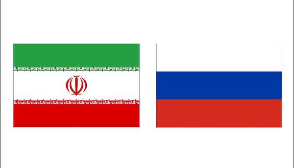 عکس پرچم روسیه و ایران