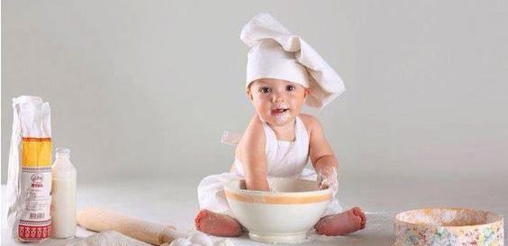 ایده عکس آشپزی کودک