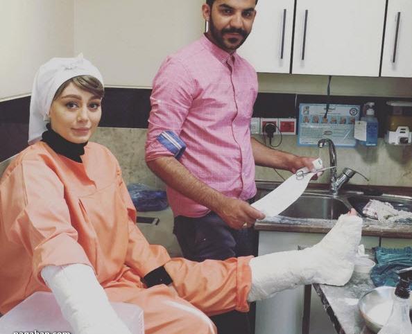 عکس فرزاد حسنی و سحر قریشی