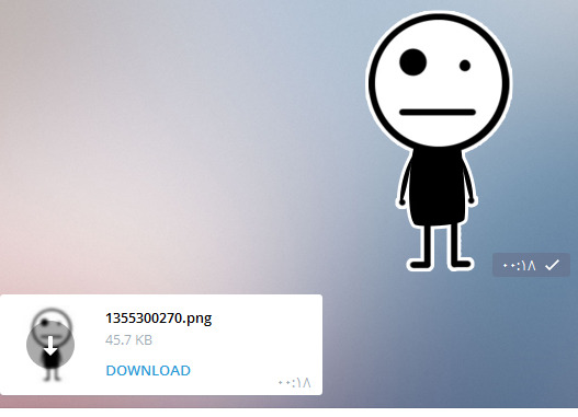 تبدیل عکس به png در تلگرام