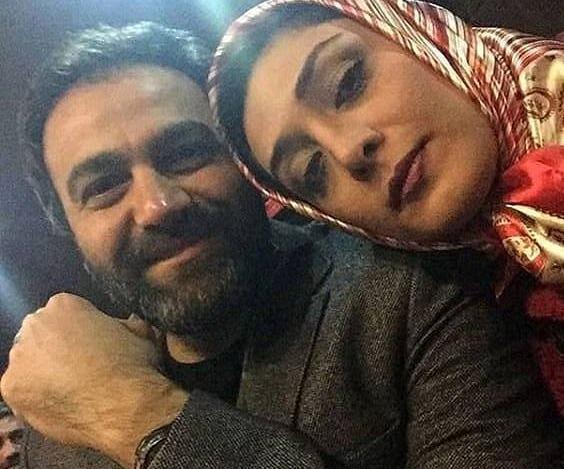 عکس آرش مجیدی با همسرش