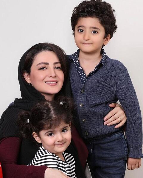 عکس شیلا خداداد و همسرش و فرزندش
