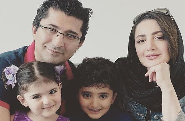 عکس شیلا خداداد و همسرش و فرزندش