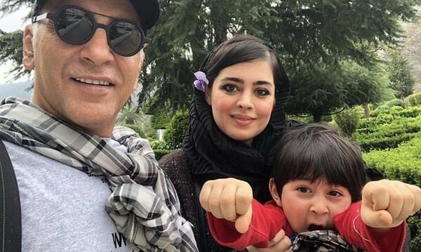 عکسهای حمیدرضا آذرنگ وهمسرش