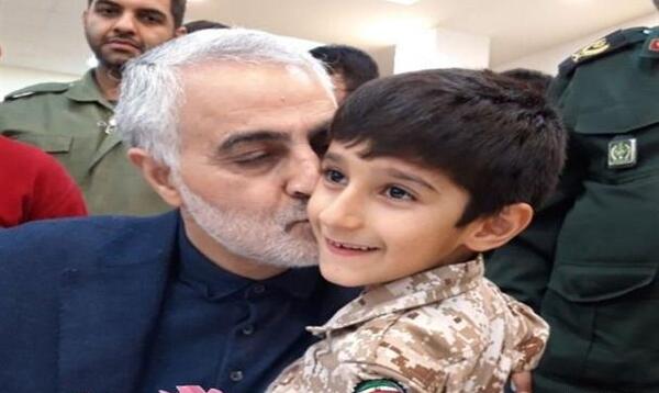 عکس سردار سلیمانی از کودکی