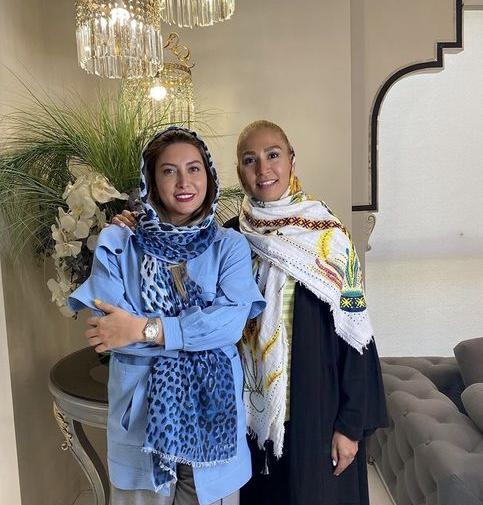 عکس فریبا نادری در سالن زیبایی