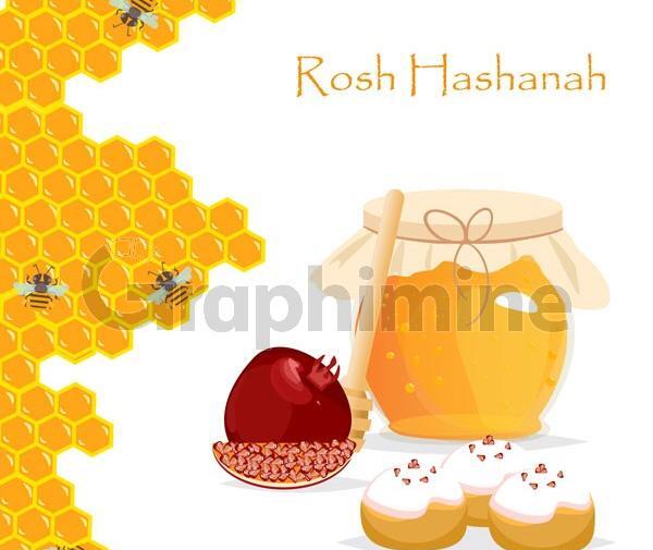 عکس دانلود وکتور ظرف عسل