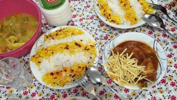 عکس زرشک پلو خانگی