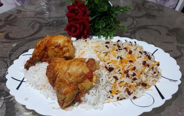 عکس زرشک پلو خانگی
