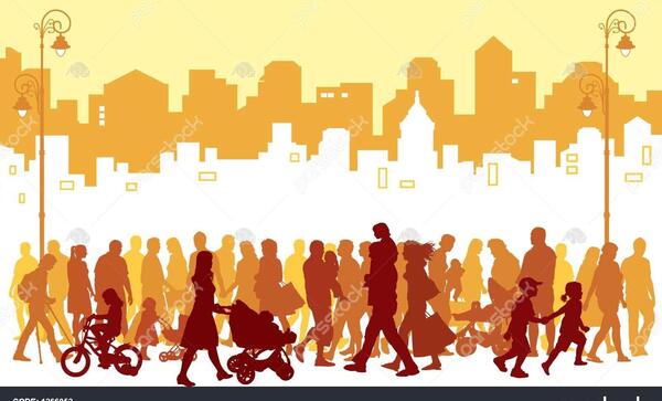 عکس وکتور جمعیت