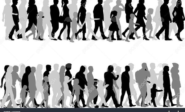 عکس وکتور جمعیت