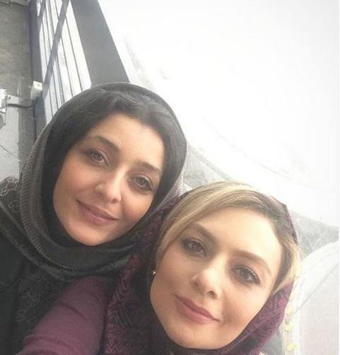 عکس ساره بیات و همسر و فرزندش