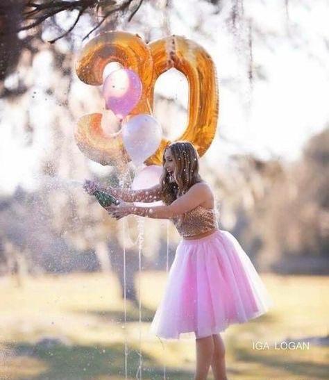 ایده عکس تولد در فضای باز