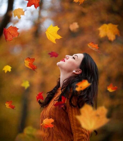 عکس پروفایل با حجاب پاییزی