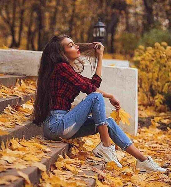 عکس پروفایل با حجاب پاییزی