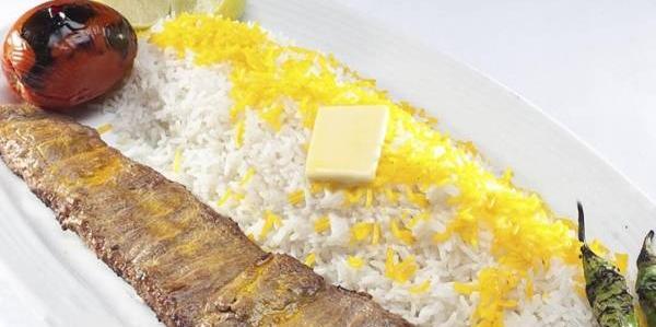 عکس از چلو کباب برگ
