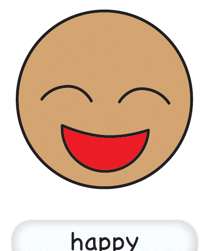 عکس نقاشی صورت خوشحال