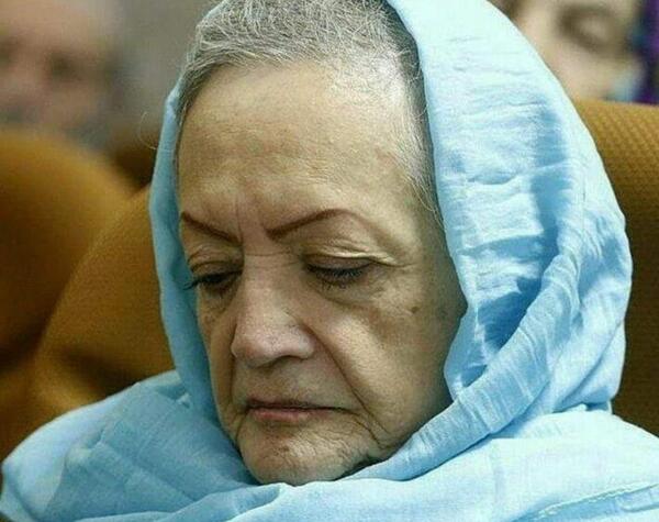 عکس شهلا ریاحی درخانه سالمندان