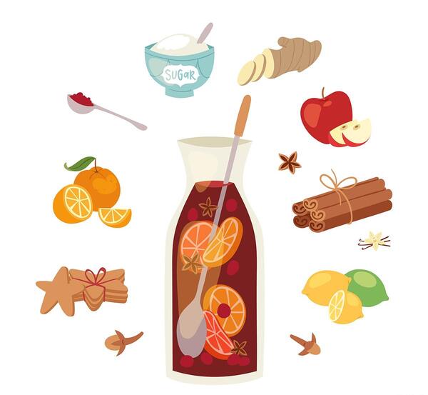 عکس وکتور مواد غذایی
