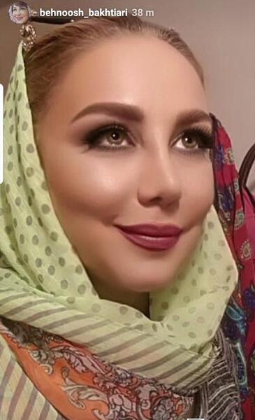 عکس صورت بهنوش بختیاری