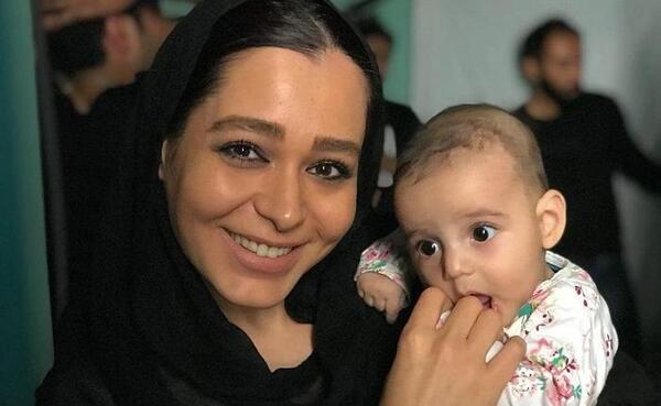 عکس ارغوان با شوهرش