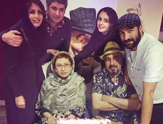 عکس رضا عطاران و پدرش