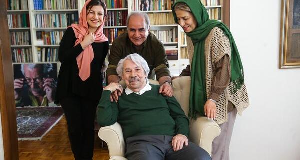 عکس پرویز پرستویی با همسر