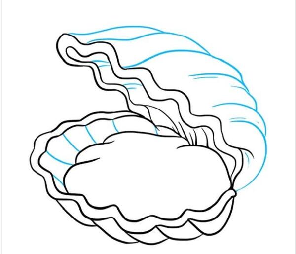 عکس نقاشی فانتزی صدف
