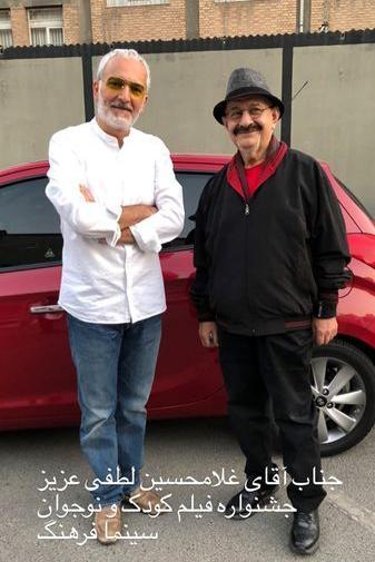 عکس ماشین بیژن بنفشه خواه