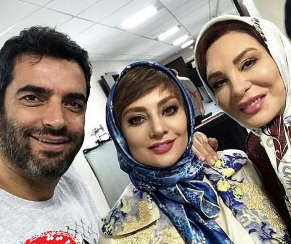 عکس افسانه بايگان و همسر