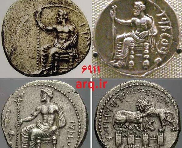 عکس فیل روی سکه