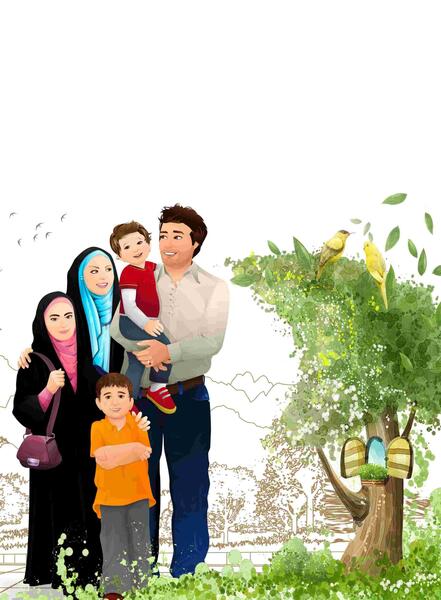 عکس دانلود وکتور خانواده