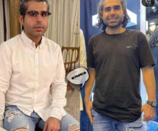 عکس از امیر نوری و همسرش