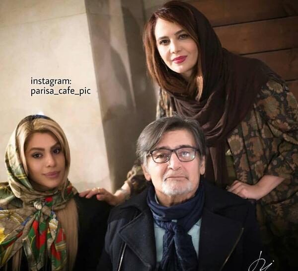 عکس رضا رویگری با همسر دومش