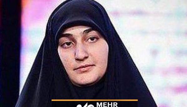 عکس پروفایل دختر حاج قاسم سلیمانی