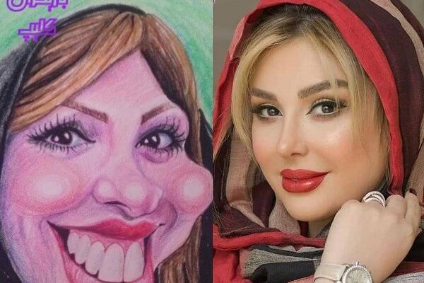 عکس کاریکاتور بهرام افشاری