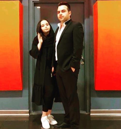 عکس شهرام قائدی و خواهرش