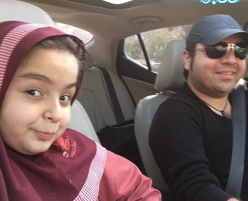 عکس شهرام قائدی و خواهرش