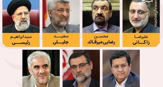 عکس رئیسی کنار جلیلی